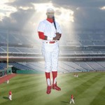 Domonic Brown descends on Citizens Bank Park