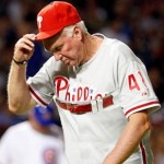 Charlie Manuel hikes pants all the way up