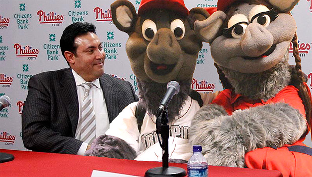 Phillies place Phanatic on DL, recall Ferrous from Lehigh